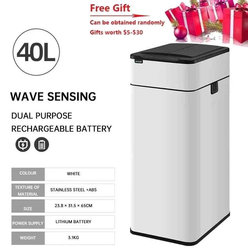 Poubelle electrique | 30-40-50-60 Litres Inox