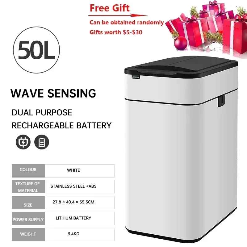 Poubelle electrique | 30-40-50-60 Litres Inox