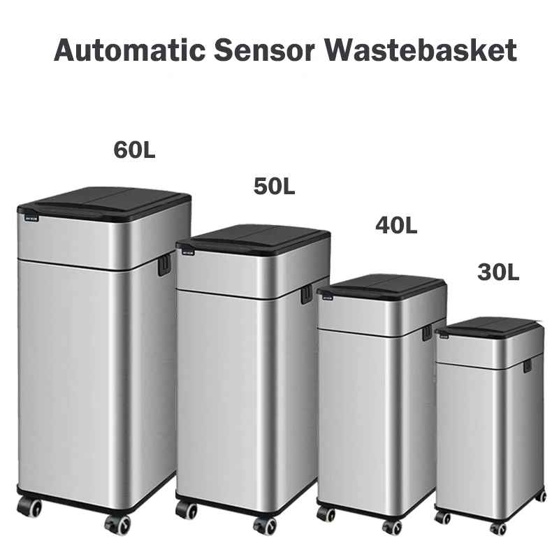 Poubelle electrique | intelligente 20-60 Litres Inox