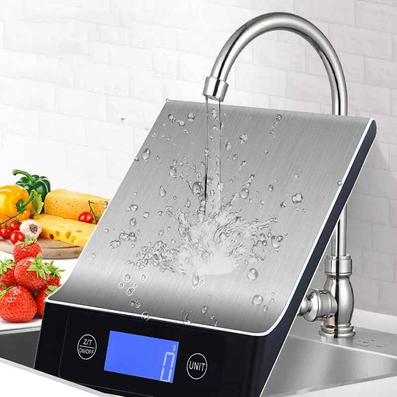 Balance electronique | 15Kg/1g acier inoxydable