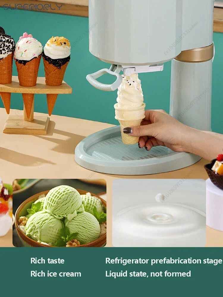 Machine a creme glacee | Cornet à crème glacés maison
