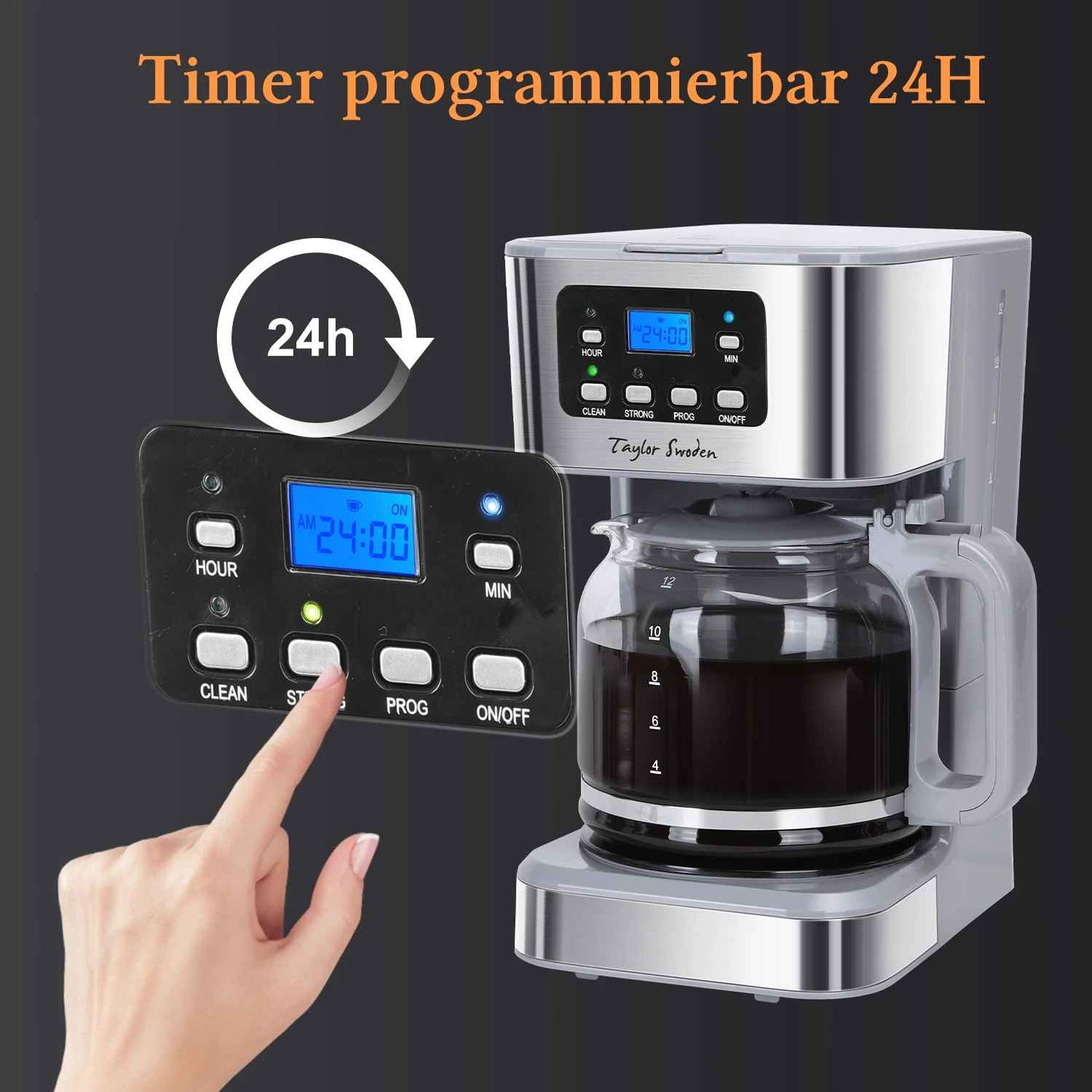 Cafetiere filtre programmable | Complète Programmable 24H