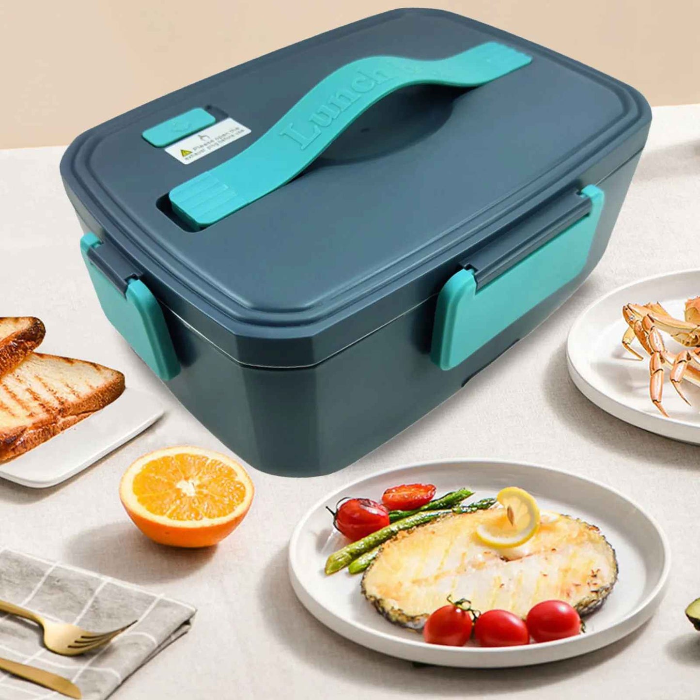 Boite a lunch electrique | 2L 90W 220V 12V et 24V