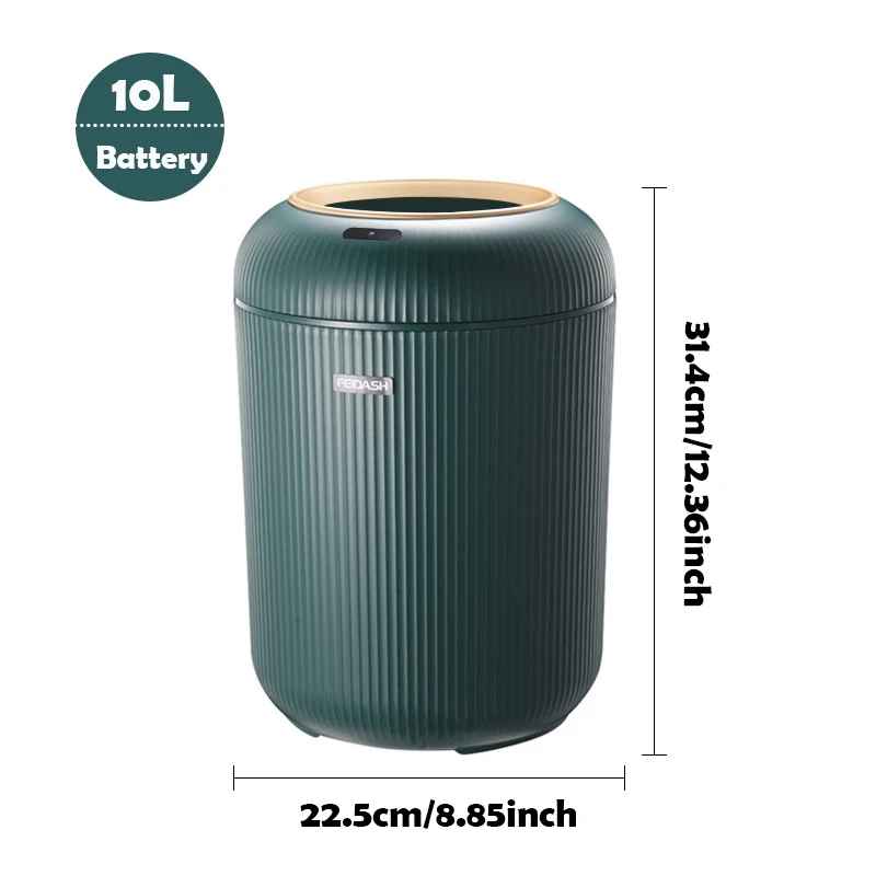 Poubelle electrique | 10 Litres Intelligente Ronde