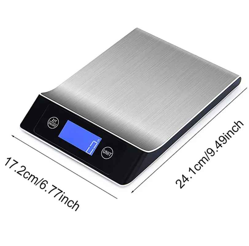 Balance electronique | 15Kg/1g acier inoxydable