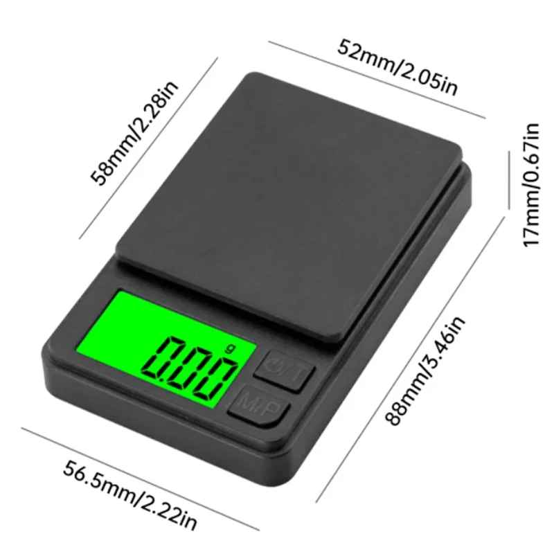 Balance electronique | De poche, de voyage, 0.1 G. - 1000 G.