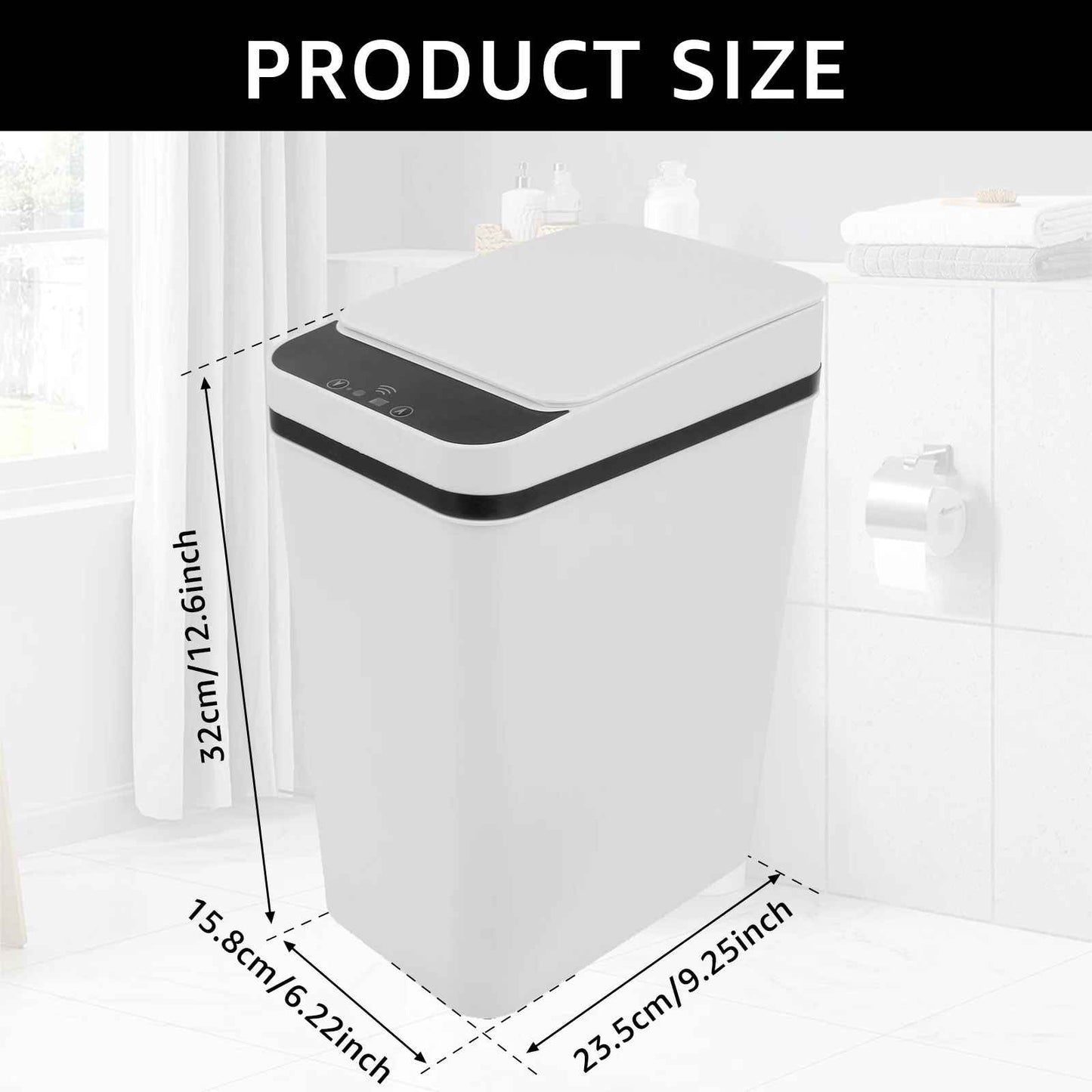 Poubelle electrique - Intelligente 12 Litres