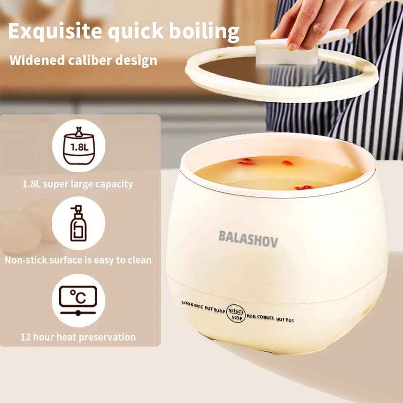 Cuiseur a riz - Multicuiseurs portatif 1,8L