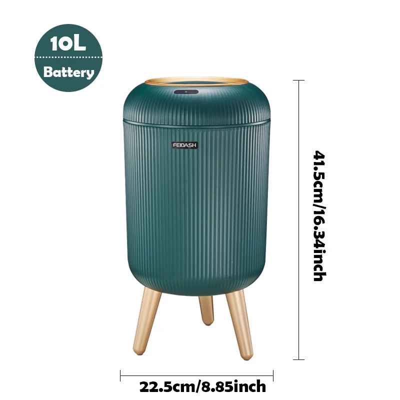 Poubelle electrique | 10 Litres Intelligente Ronde