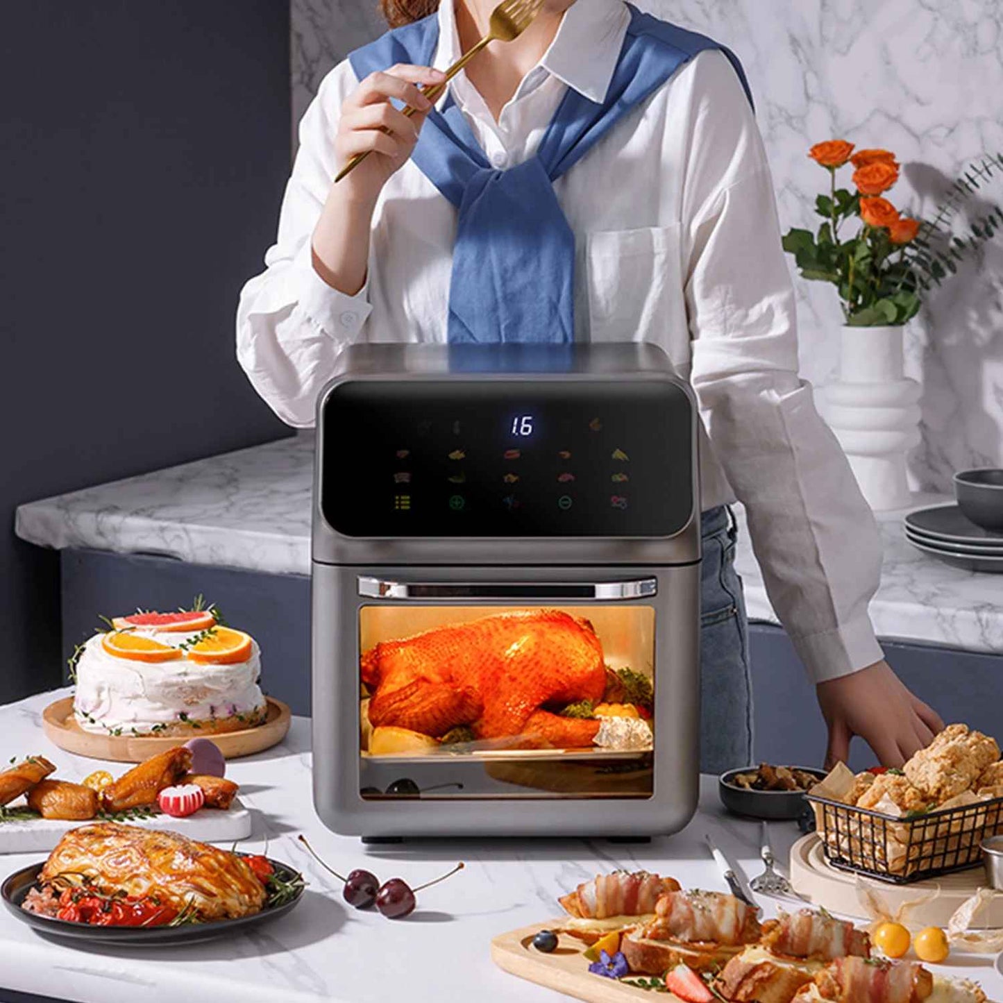 Friteuse à air chaud - 12 Litres