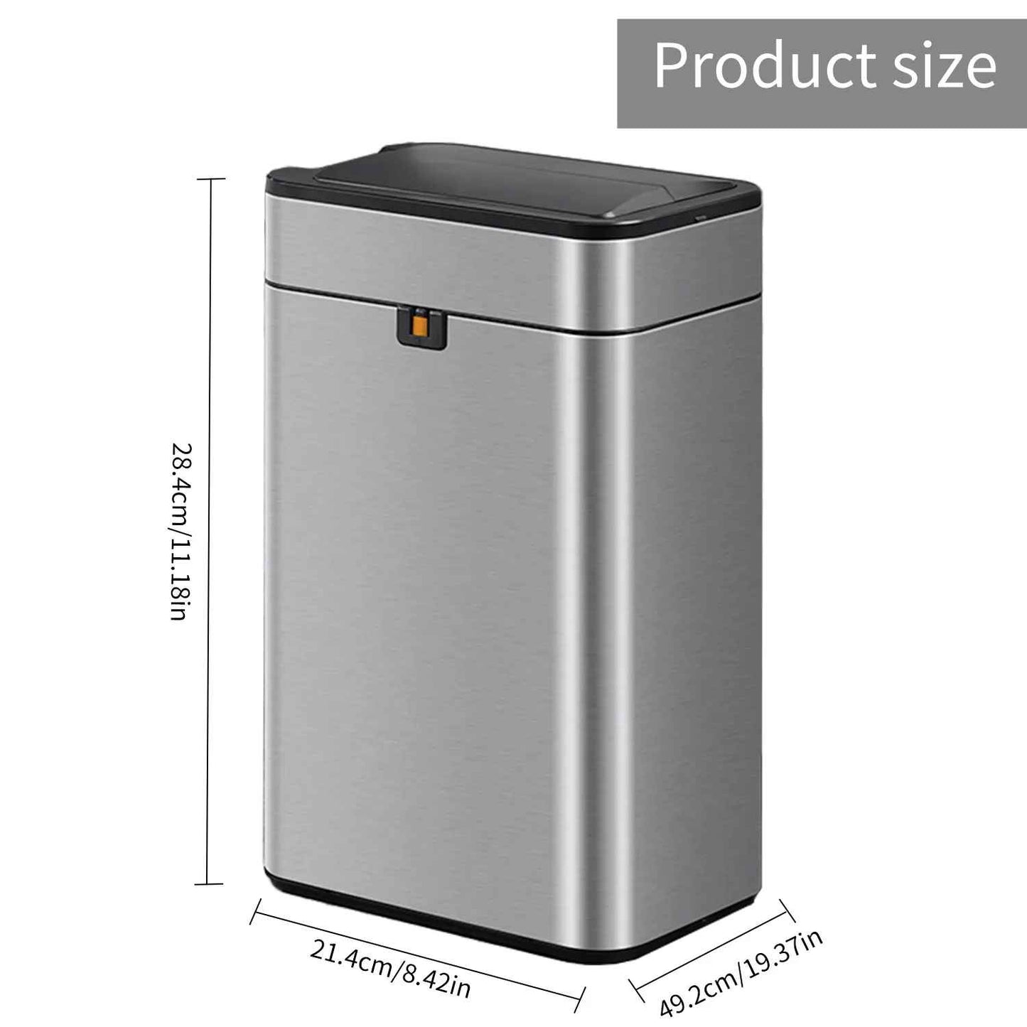Poubelle électrique | Intelligente Acier Inox. 20 litres