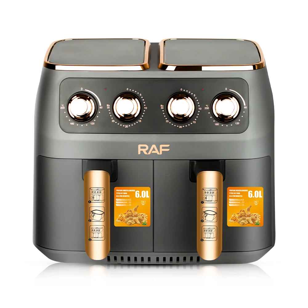 Friteuse à air chaud - 2x6L 2800 Watts