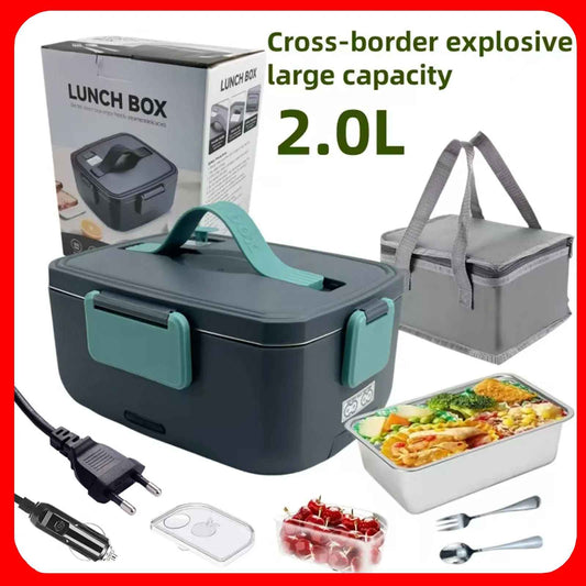 Boite a lunch electrique | 2L 90W 220V et Allume Cig.