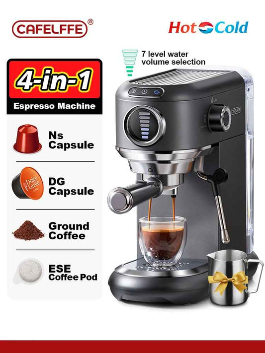 Cafetiere expresso | 4 en 1 Capsules Divers