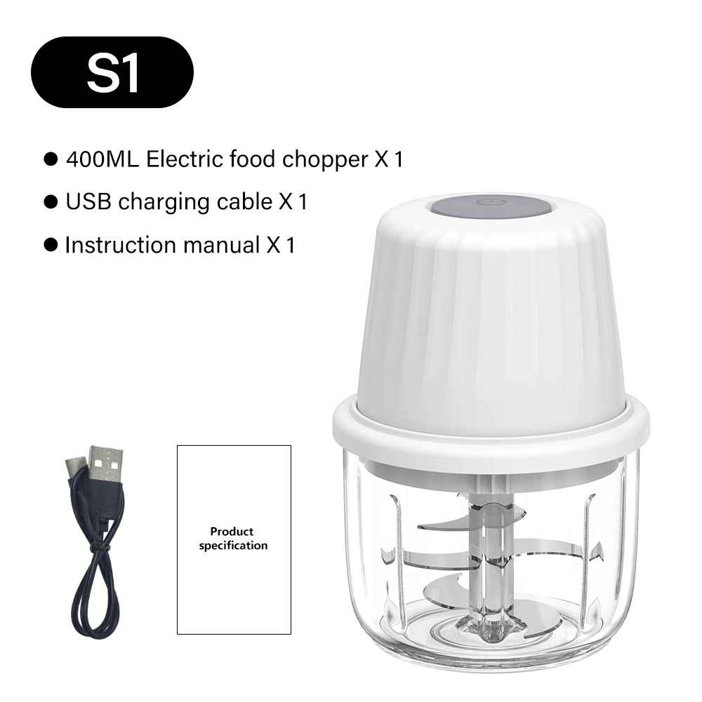 Mini hachoir - portable viande, légume, USB