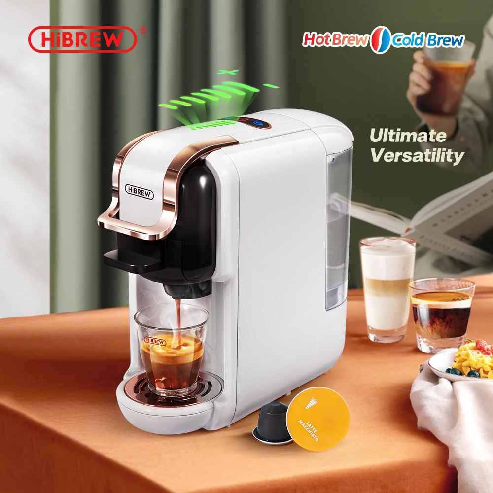 Cafetiere a capsule | 5 en 1: Dolce Gusto, Nespresso, etc.