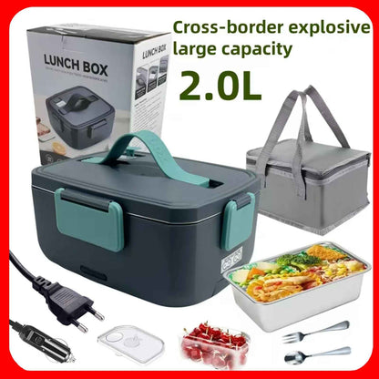 Boite a lunch electrique | 2L 90W 220V 12V et 24V