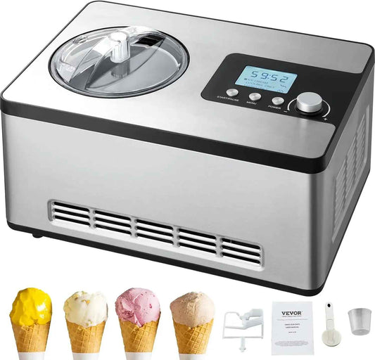Machine a creme glacee | Avec compresseur 2 L
