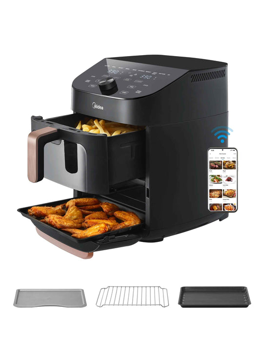 Friteuse à air chaud | Double Empilement 11L 2400 Watts