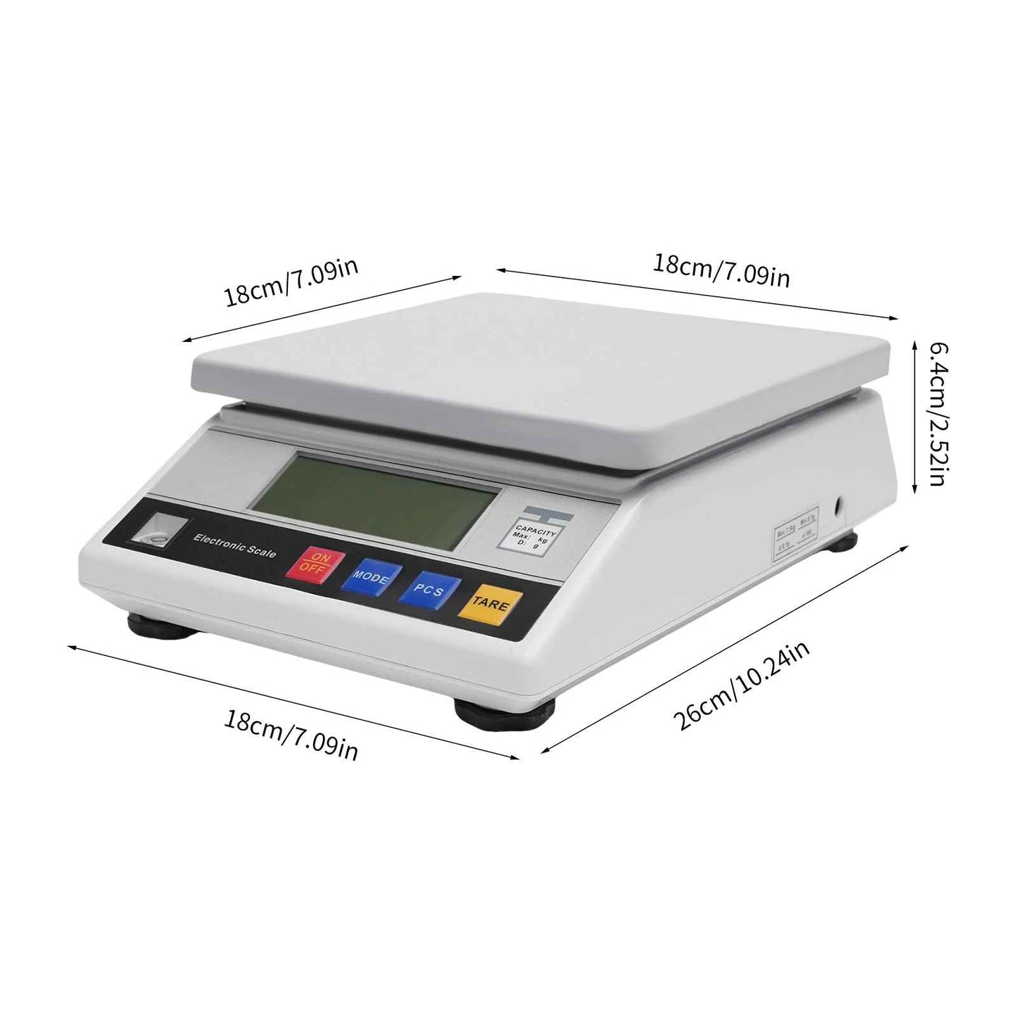 Balance electronique | Haute Précision Jusqu'à 7.5 KG