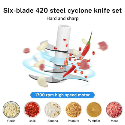 Mini hachoir - portable viande, légume, USB