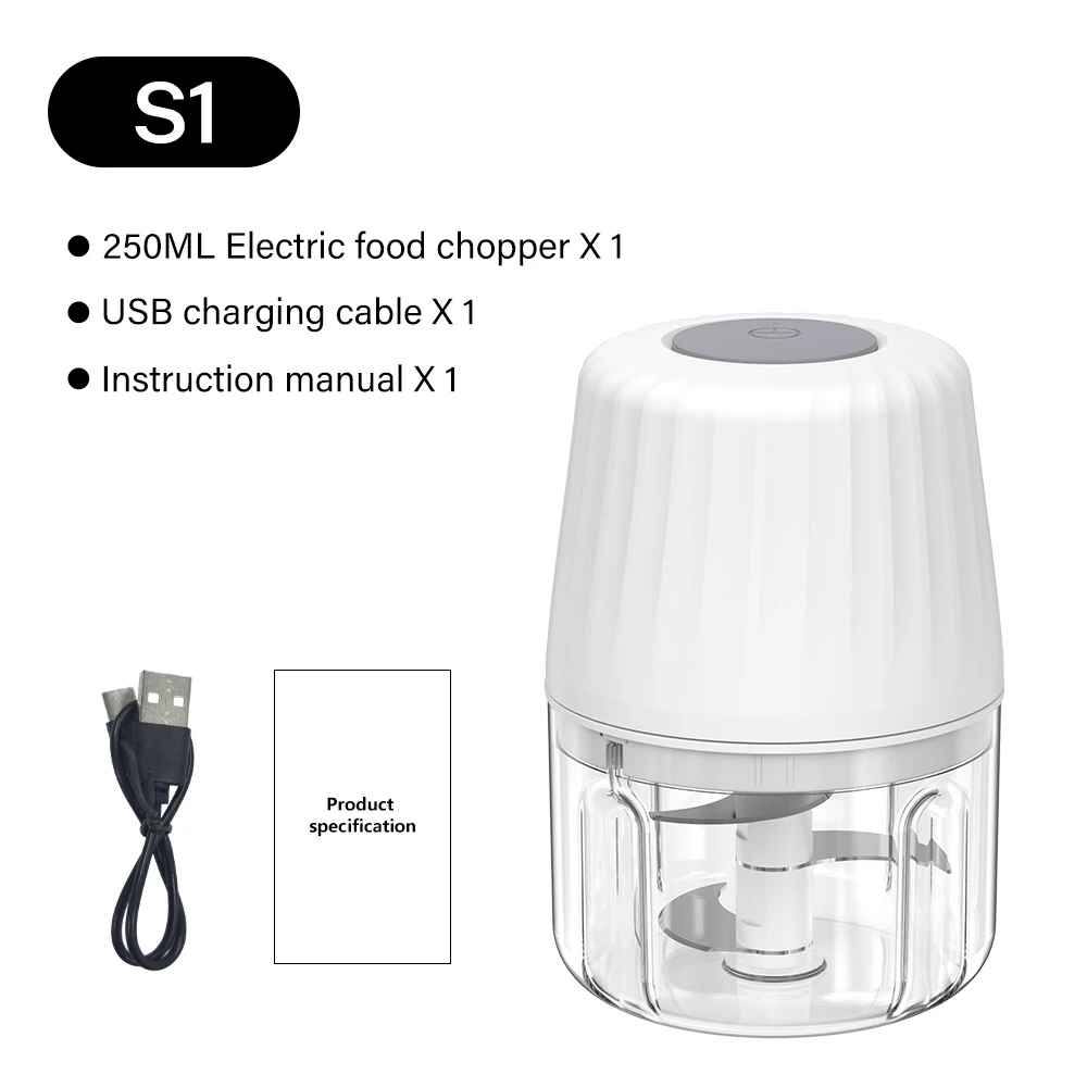 Mini hachoir - portable viande, légume, USB