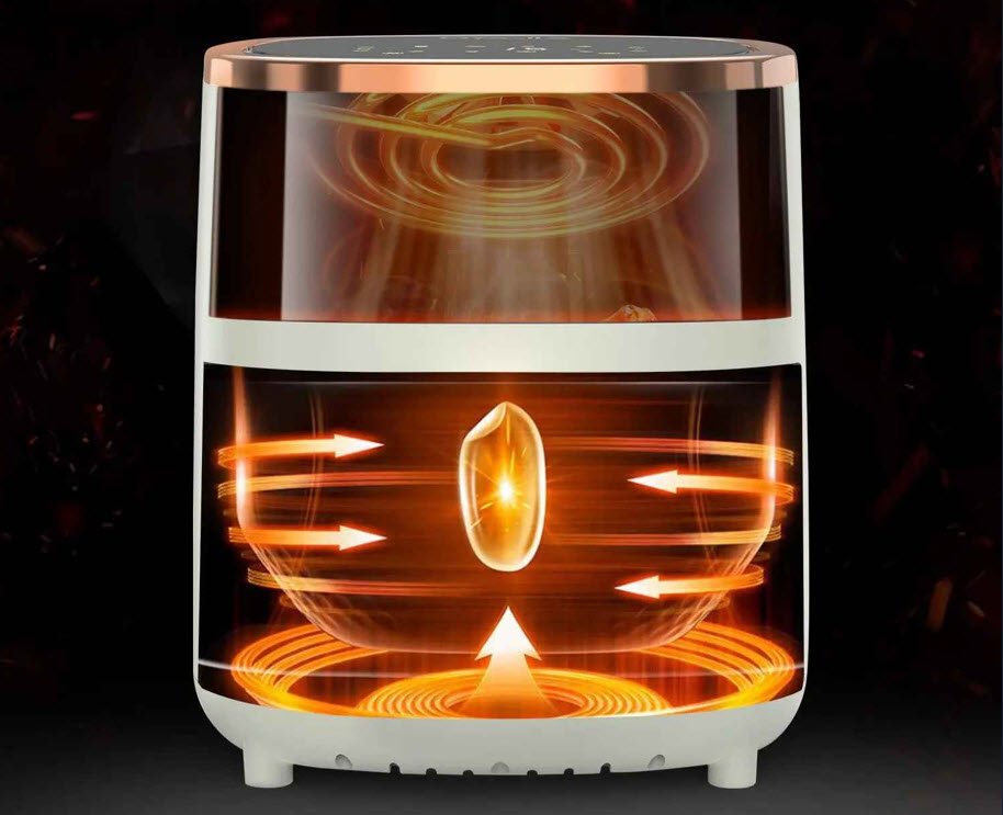 Friteuse à air chaud | 1800 Watts 6 Litres