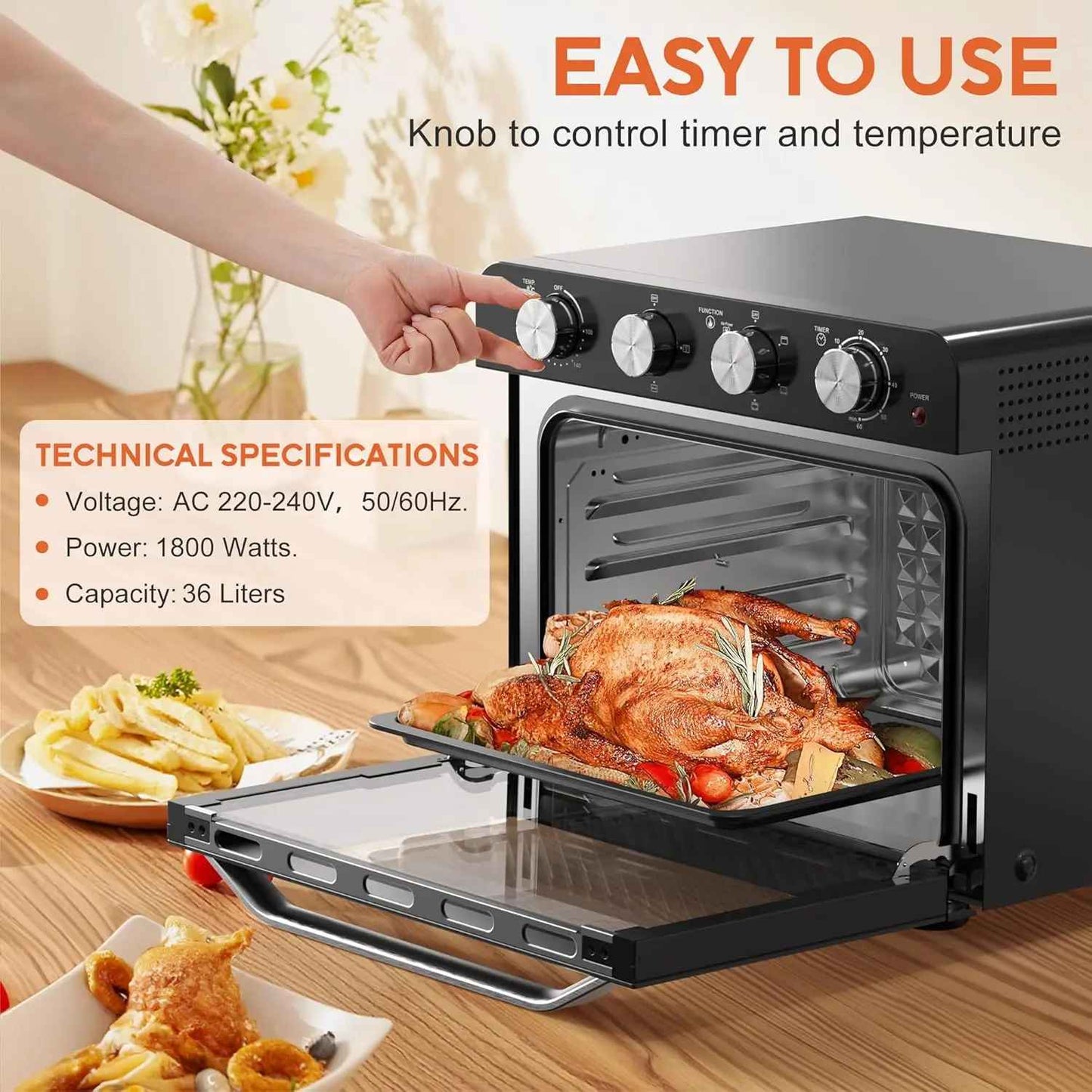 Friteuse à air chaud | Polyvalente