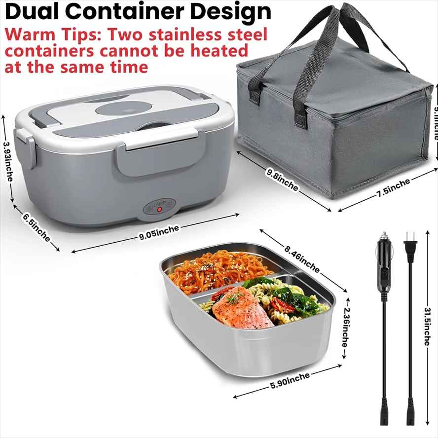 Boite a lunch electrique | 1.5L Chauffe Aliments 220V