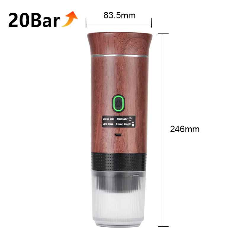 Cafetiere expresso | Portable 3 en 1 Extraordinaire