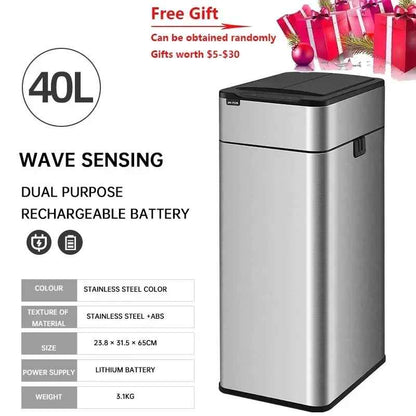 Poubelle electrique  | 30-40-50-60 Litres Inox