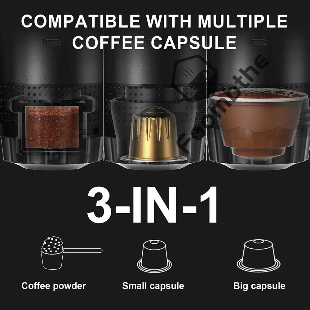 Cafetiere expresso | Portable 3 en 1 Extraordinaire