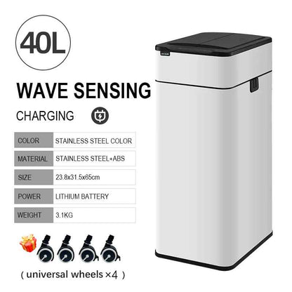 Poubelle electrique | intelligente 20-60 Litres Inox