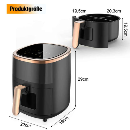 Friteuse à air chaud | 1800 Watts 6 Litres