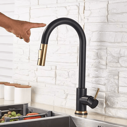 Robinet Cuisine Intelligent - AquaTouch™ - Noir & Or